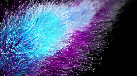 Abstract blue particles video 스톡 동영상 54547323