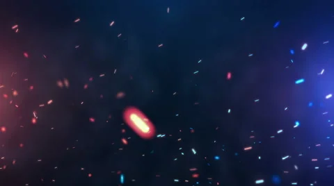 Abstract blue particles video Vidéo 61479706