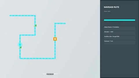 Abstract blue path diagram showing connectivity, flow route map on light ba.. Stock Footage 344638517