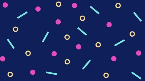 Abstract blue pattern background with circles, lines and rings. Stock Footage 120497923