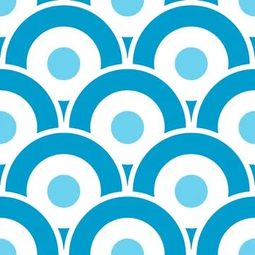 Abstract blue pattern design art Stock-Illustration