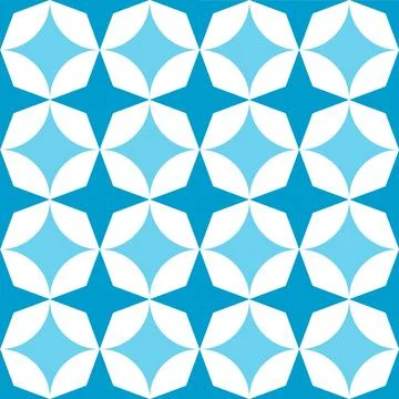 Abstract blue pattern design art Stock-Illustration