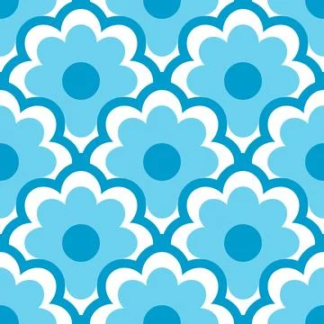 Abstract blue pattern design art Stock Illustration