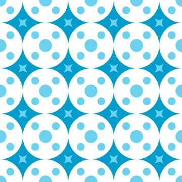 Abstract blue pattern design art Stock Illustration
