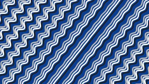 Abstract blue pattern with diagonal wavy white lines creating a repeated text Stockillustratie