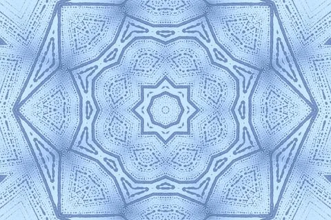 Abstract blue pattern from foam on the glass Stock Illustration