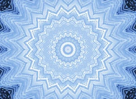 Abstract blue pattern from foam on the glass Stock Illustration