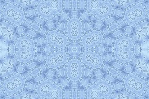 Abstract blue pattern from foam on the glass Stock Illustration
