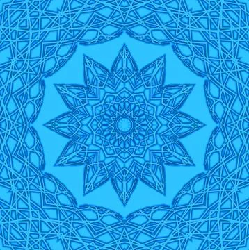 Abstract blue pattern イラスト素材