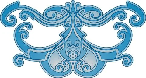 Abstract blue pattern イラスト素材