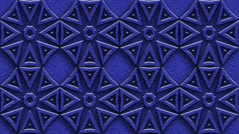 Abstract blue pattern with shadows for prints on fabric. Stock Illustration