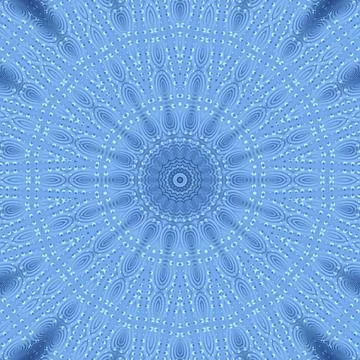 Abstract blue pattern with transparent bubbles Illustrazione stock