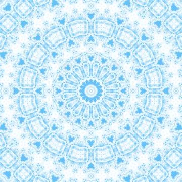 Abstract blue pattern on white White background with blue abstract radial ... Foto stock