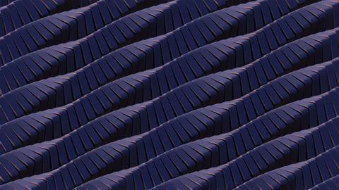 Abstract Blue Pattern with Woven Textures Stock-Illustration