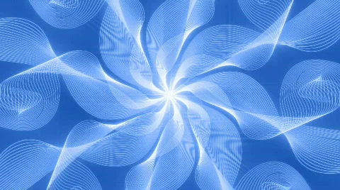 Abstract blue patterned shapes Stock Footage 297148