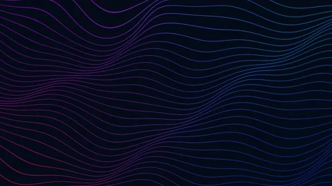 Abstract blue pink digital particle wave line tech background Stock Footage 161452907