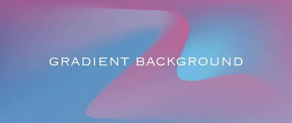 Abstract blue pink gradient background. Nature gradient background. Vector Stock Illustration
