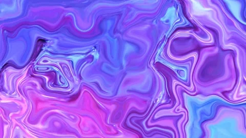 Abstract blue pink liquid, texture, holographic, background. Stock Footage 138977758