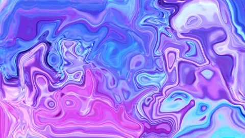 Abstract blue pink liquid, texture, holographic, background. Stock Footage 138977843