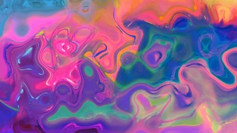 Abstract blue pink liquid, texture, holographic, 4k background. Stock Footage 138978108