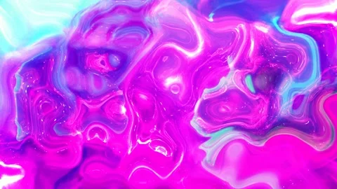 Abstract blue pink liquid, texture, holographic, background. Stock Footage 138978355