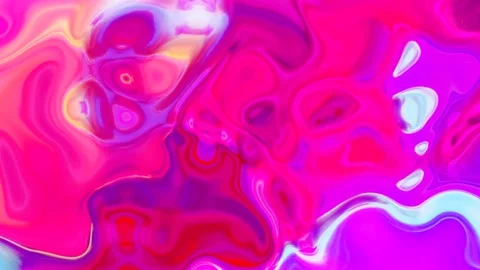 Abstract blue pink liquid, texture, holographic, background. Video stock 138980238
