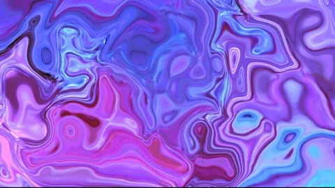 Abstract blue pink liquid, texture, holographic, background. Stock Footage 138980409