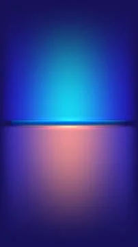 Abstract blue pink neon light background with horizontal glowing line divid.. Stock Illustration