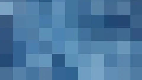 Abstract blue pixel gradient background with geometric blocks and modern di.. Stock Illustration