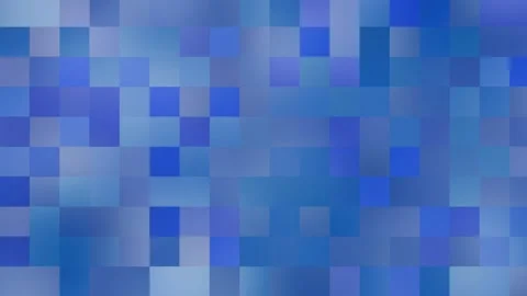Abstract blue pixel grid loopable animation, shifting digital mosaic pattern Stock Footage 332816594