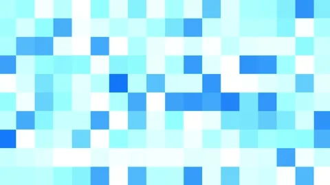 Abstract blue pixel transition matte channel. Stock Footage 316232705