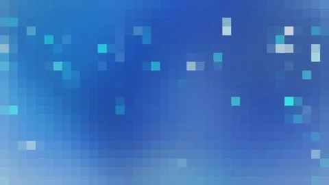 Abstract Blue Pixelated Glitch Background Animation Stock Footage 340272103