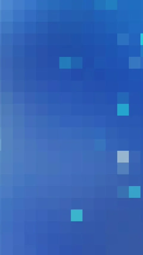 Abstract Blue Pixelated Motion Background with Flickering Squares 動画素材 340507841