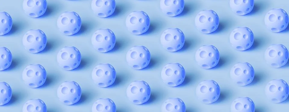 Abstract blue planets pattern Stock Photos