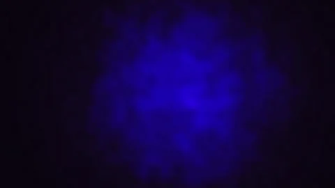 Abstract blue plasma energy expanding with small glowing particles in dark .. Stock Footage 341652175