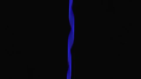 Abstract blue plasma motion over black background Stock Footage 340005658