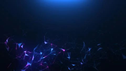 Abstract blue plexus background 스톡 일러스트