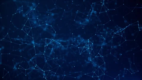 Abstract Blue Plexus Stock Footage 304176686