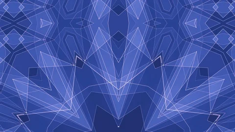 Abstract BLUE poligon star shape net cloud animation background new quality Stock Footage 90553152