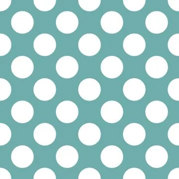 Abstract blue polka dot background pattern. Vector image. Stock Illustration