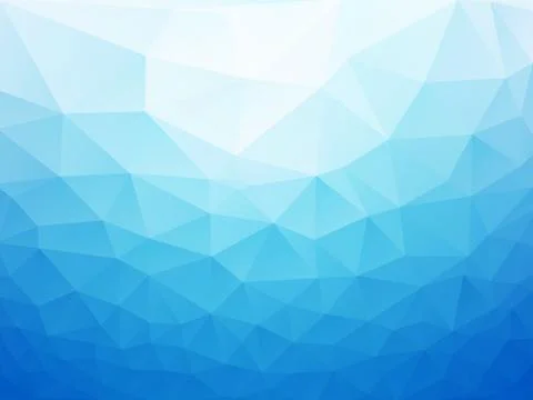 Abstract blue poly background Stock Illustration