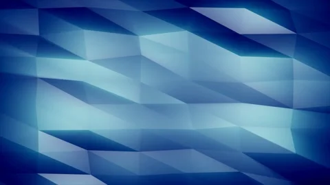 Abstract blue polygon background with faceted triangular gradients, modern .. Stock Footage 317547388