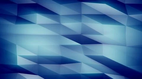 Abstract blue polygon background with faceted triangular gradients, modern .. Stock Illustration