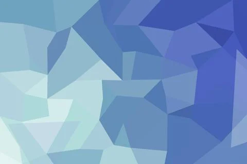 Abstract blue polygon background with geometric shapes Stock-Illustration