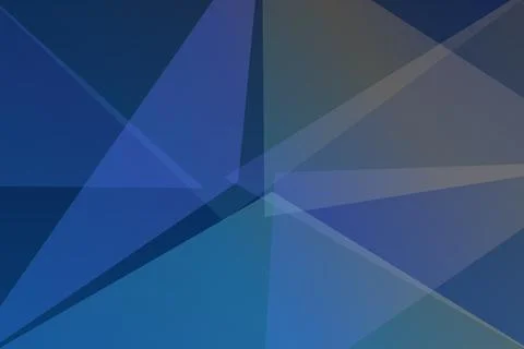 Abstract blue polygon background with overlapping transparent geometric sha.. Stock Illustration