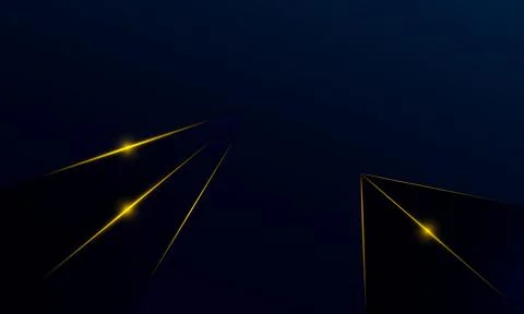 Abstract blue polygon triangles shape pattern background. 库存插图