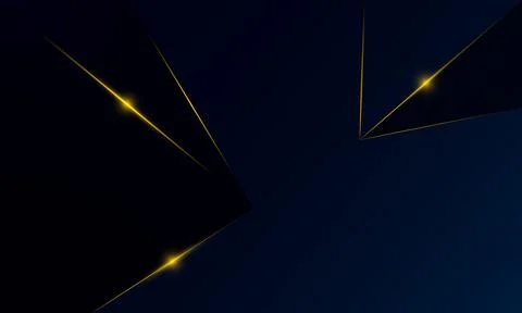 Abstract blue polygon triangles shape pattern background. Stock Illustration