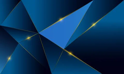 Abstract blue polygon triangles shape pattern background. 스톡 일러스트
