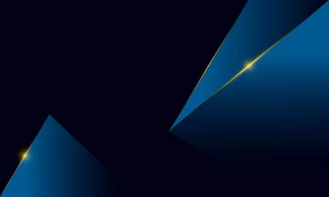 Abstract blue polygon triangles shape pattern background. Stock Illustration