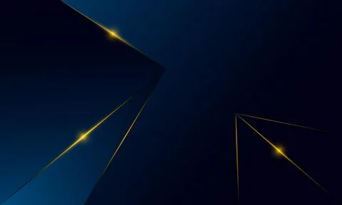 Abstract blue polygon triangles shape pattern background. Stock Illustration